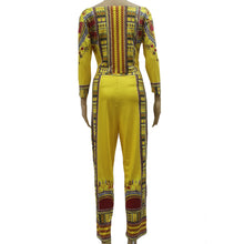 Sexy Bodysuit Women African Traditional Print Elegant Jumpsuit Romper Bodysuit Floral Print Jumpsuits Overalls For Women IMY66