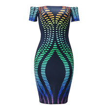 Sexy Club Dress For Women Bandage Cocktail Midi Dress Short Sleeve Slash neck Bodycon Party Dresses vestidos femininos IMY66