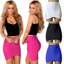 Sexy Draped Knee Length tight stretch Party Club Evening Mini Pleated pencil Skirt Petticoat IMY66