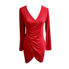 Sexy Womens Dress Casual Deep V Neck Long Sleeve Irregular Night Club Dress vestidos feminino IMY66