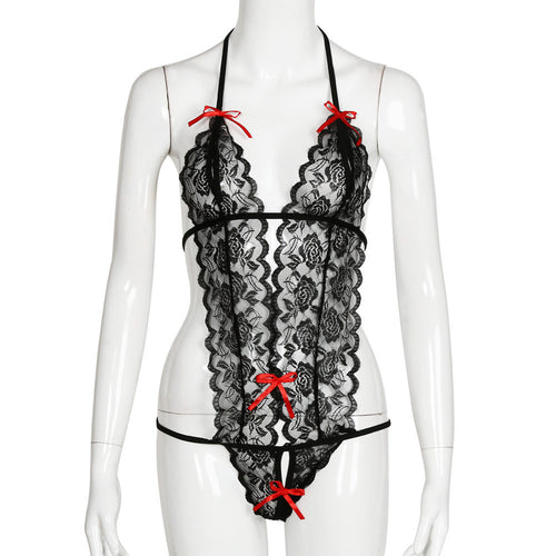 Sexy Lingerie Nightwear Underwear Women Lady Lace Sleepwear Babydoll Dress lingerie Bodysuit Babydoll IMY66