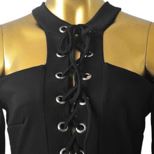 Sexy Rompers Women Jumpsuit Off Shoulder Lace Up Long Sleeve Hollow Out Bandage Bodysuits Tops Blouse Tee Shirt IMY66