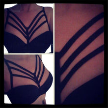 Sexy Women Crop Tops Bandage Hollow Sheer Bralette Bustier Unpadded Bra Lingerie Bustier regata feminina IMY66