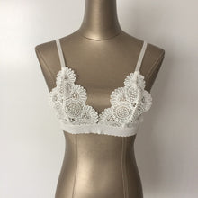 Sexy Women Lace Floral Crochet Crop Tops Spaghetti Strap Slim Bralette Camis Crop Top Sexy Vest Beachwear Lingerie IMY66