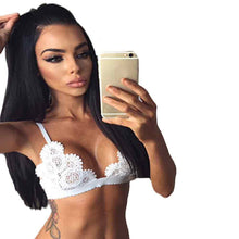 Sexy Women Lace Floral Crochet Crop Tops Spaghetti Strap Slim Bralette Camis Crop Top Sexy Vest Beachwear Lingerie IMY66