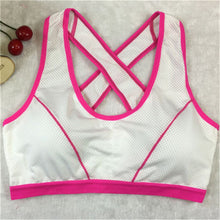 Sexy Women Ladys Yo-ga Bra Push Up Seamless Solid Wrap Chest Strap Vest Tops Stretch Crop Tops IMY66