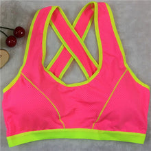 Sexy Women Ladys Yo-ga Bra Push Up Seamless Solid Wrap Chest Strap Vest Tops Stretch Crop Tops IMY66