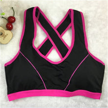 Sexy Women Ladys Yo-ga Bra Push Up Seamless Solid Wrap Chest Strap Vest Tops Stretch Crop Tops IMY66