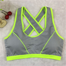 Sexy Women Ladys Yo-ga Bra Push Up Seamless Solid Wrap Chest Strap Vest Tops Stretch Crop Tops IMY66