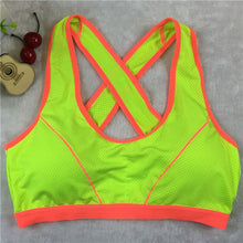Sexy Women Ladys Yo-ga Bra Push Up Seamless Solid Wrap Chest Strap Vest Tops Stretch Crop Tops IMY66