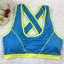 Sexy Women Ladys Yo-ga Bra Push Up Seamless Solid Wrap Chest Strap Vest Tops Stretch Crop Tops IMY66
