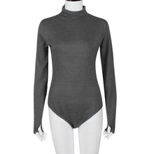 Sexy Women Long Sleeve Bodysuits Long Sleeve Turtleneck Romper Jumpsuit Playsuits Tops Tee Shirt macacao IMY66