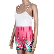 Sexy Women Printed Floral Jumpsuit Strap Clubwear Bodycon Mini Shorts Rompers Bodysuit macacao feminino IMY66