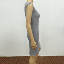 Sexy Women Bandage Bodycon Dress Lady Casual Slim Sleeveless Party Cocktail Mini Dress vestidos feminino IMY66