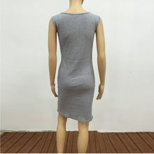 Sexy Women Bandage Bodycon Dress Lady Casual Slim Sleeveless Party Cocktail Mini Dress vestidos feminino IMY66