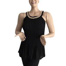 Sexy Women Casual Chiffon Blouse Chain Sleeveless Tank Tops Shirts Camisa feminina blusa feminino IMY66