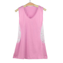 Sexy Women Tank Tops Lace Hollow Loose Vest Sleeveless T-shirt Tops female tank tops blusas IMY66