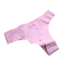 Sexy Women Thong Seamless Underwear Ice Silk Ultra-thin Comfort Panties Woman Invisible T-pants ropa interior mujer IMY66