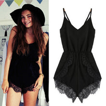 Sexy Womens Celeb Lace Chiffon Sleeveless Jumpsuit women Rompers Party Playsuit&Dropshipping IMY66