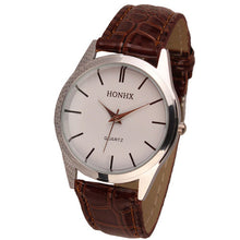 Simple Watch Women Men PU Leather Quartz Analog Dress Wrist Watches relogio feminino relogio masculino IMY66