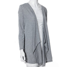 Simple Style Women Solid Color Casual Long Sleeve Irregular Cardigan Loose Outwear Jacket Coat Tops Shirt IMY66