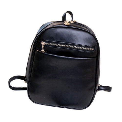 Small Preppy RucksackZipper Simple Women Bag Ladies Mobile Bookbags Student School Backpacks Mochila Feminina IMY66