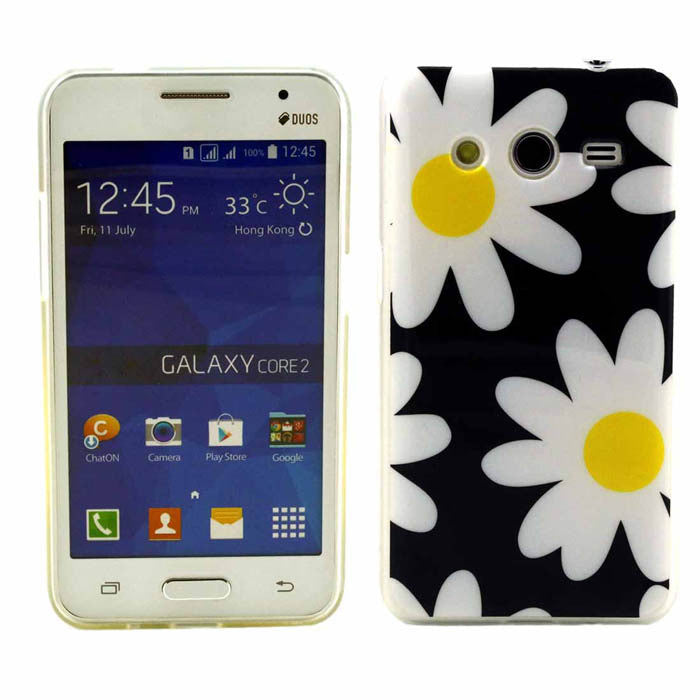 Soft TPU Back Case Cover Skin For Samsung Galaxy Core 2 G355H Case Cover IMY66