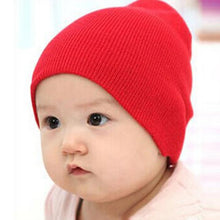 Solid Color Baby Girls Boys Caps Beanie Warm Children Soft Hat Kids Caps Hats Beanies Accessories IMY66