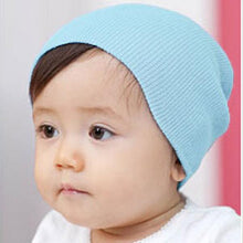 Solid Color Baby Girls Boys Caps Beanie Warm Children Soft Hat Kids Caps Hats Beanies Accessories IMY66