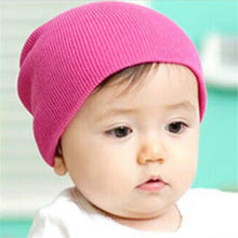 Solid Color Baby Girls Boys Caps Beanie Warm Children Soft Hat Kids Caps Hats Beanies Accessories IMY66