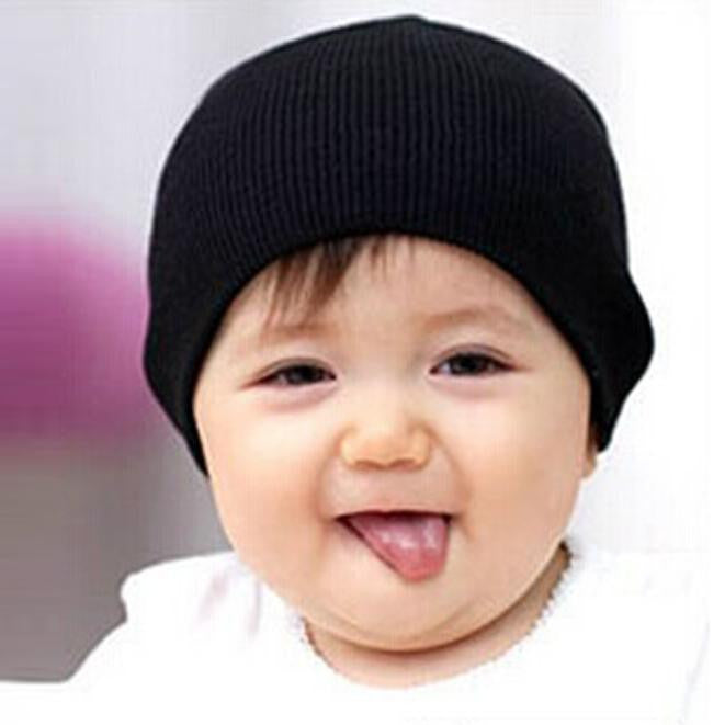 Solid Color Baby Girls Boys Caps Beanie Warm Children Soft Hat Kids Caps Hats Beanies Accessories IMY66