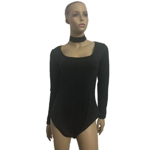Solid Sexy Womens Jumpsuits Long Sleeve Shirt Bodysuit Stretch Leotard Tops T-Shirts macacao femininoplaysuit IMY66