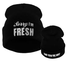 Sorry I'm FRESH hair day knit beanie cap ski bonnet skullies hats for women men,touca gorro feminina inverno IMY66