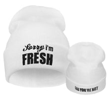 Sorry I'm FRESH hair day knit beanie cap ski bonnet skullies hats for women men,touca gorro feminina inverno IMY66