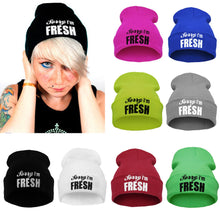 Sorry I'm FRESH hair day knit beanie cap ski bonnet skullies hats for women men,touca gorro feminina inverno IMY66