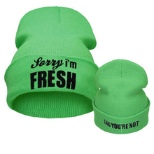 Sorry I'm FRESH hair day knit beanie cap ski bonnet skullies hats for women men,touca gorro feminina inverno IMY66