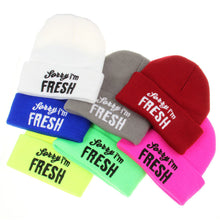 Sorry I'm FRESH hair day knit beanie cap ski bonnet skullies hats for women men,touca gorro feminina inverno IMY66