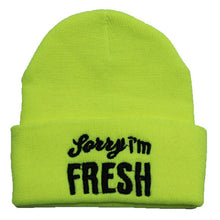 Sorry I'm FRESH hair day knit beanie cap ski bonnet skullies hats for women men,touca gorro feminina inverno IMY66