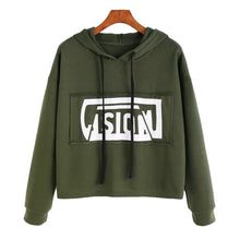 Street Women Short Sweatshirt T-Shirts Casual Slogan Print Long Sleeve Hoodie Sweatshirt Tops camisetas y tops IMY66