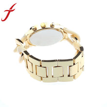 Stylish Womens Dresses Watch Luxury Stainless Steel Cowboy Chain Bracelet Band Quartz Wristwatch IMY66