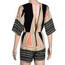 jumpsuit Women Sexy Deep V Neck Jumpsuit Romper Casual Butterfly Sleeve Short Overalls For Women macacao IMY66