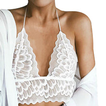 Bustier Crop Tops For Women Sexy Hollow Translucent Underwear Sheer Lace Strap Lingerie Bra Tops Cropped feminino IMY66