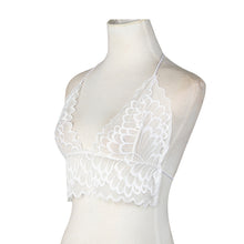 Bustier Crop Tops For Women Sexy Hollow Translucent Underwear Sheer Lace Strap Lingerie Bra Tops Cropped feminino IMY66