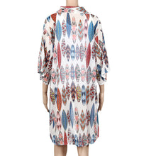 Chiffon Blouse Outwear Women Printed Shirt Kimono Cardigan Shawl Coat Tops Bikini Cover up blusas IMY66