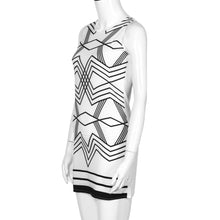 Dress For Women Casual A Line Printed Beach Mini Dress Sexy Sleeveless Party Beach Tank Dress vestidos de festa IMY66