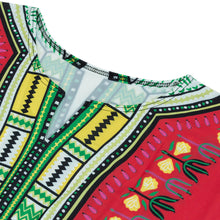 Dress Traditional African Clothing for Women Shirt Dress Casual Deep V-Neck Print Party Dresses vestidos feminino IMY66