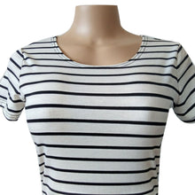 Dress Women Casual Short Sleeve Striped Long Party Sheath Dress Women Clothing Dress Vestidos femininos Plus Size IMY66