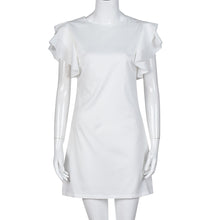 Dress Women's Casual Dress Lady Sexy Backless Butterfly Sleeve Backless Party Mini Dresses vestidos feminino IMY66