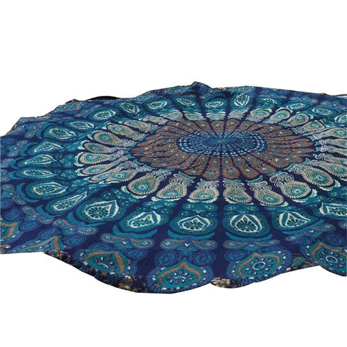 Boho Beach Cover 150cm Round Beach Pool Home Shower Towel Blanket Table Cloth Mat Sexy Kimono Tunic IMY66