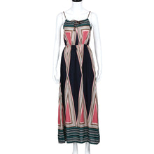 Long Dresses For Women Boho Spaghetti Strap Backless Print Bodycon Beach Party Maxi Dress vestidos femininos IMY66